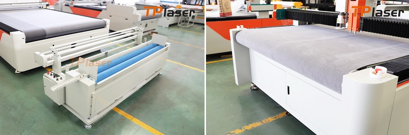 cnc oscillating knife cutter table