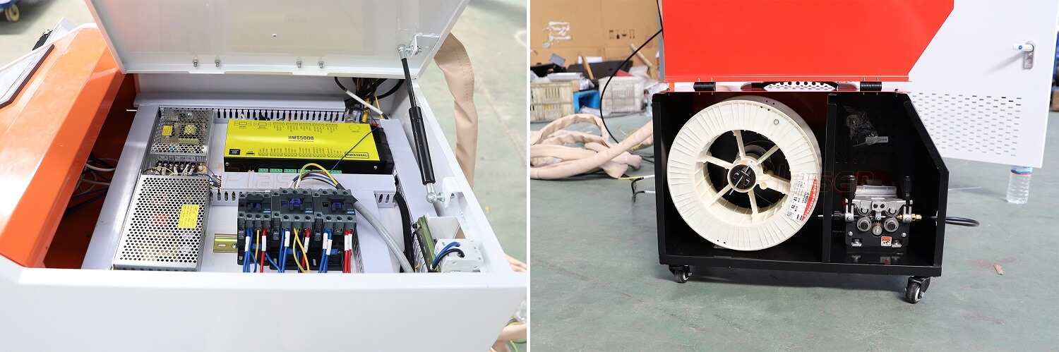 detail of handheld laser welding machine detail of handheld laser welding machine