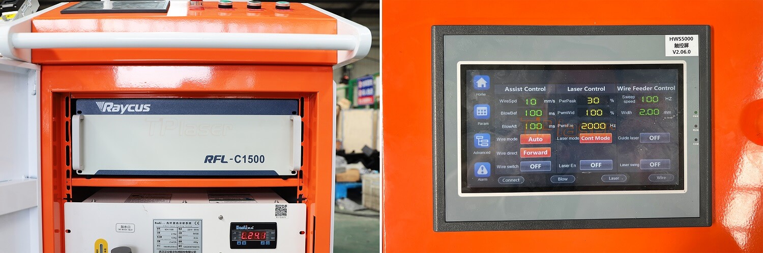 laser generate of handheld fiber laser welding machine