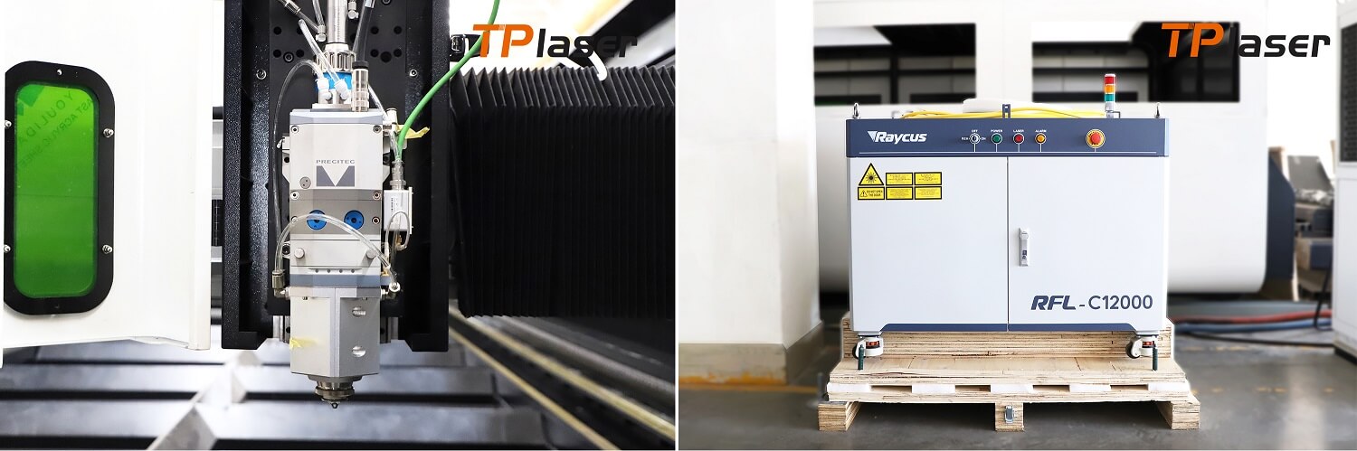 laser head and laser generate of metal laser cutting machine