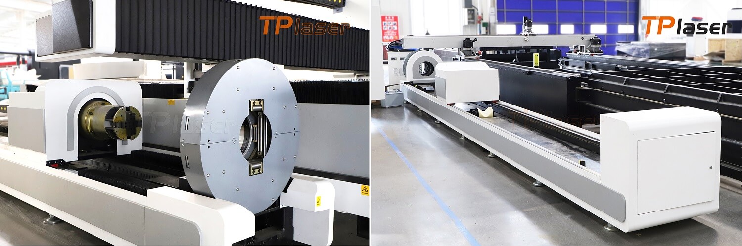 rotary of pipe fiber laser cutting machine