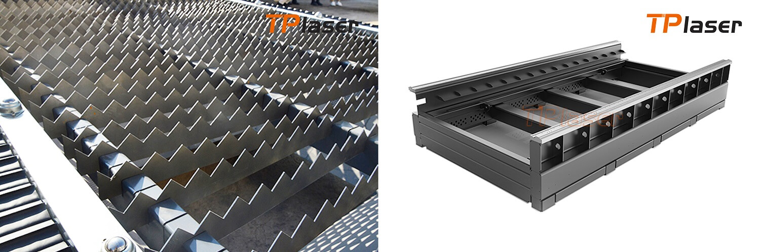 sheet metal laser cutter machine bed
